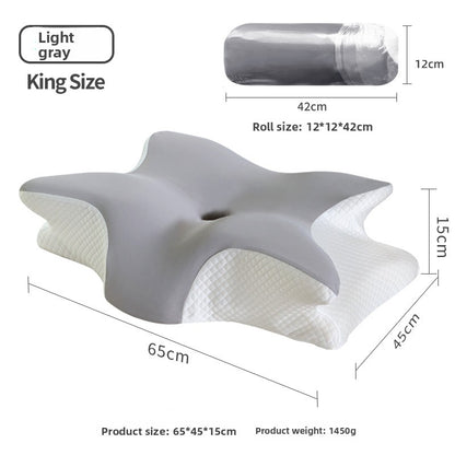 Butterfly Shape Memory Foam Cervical Support Pillow