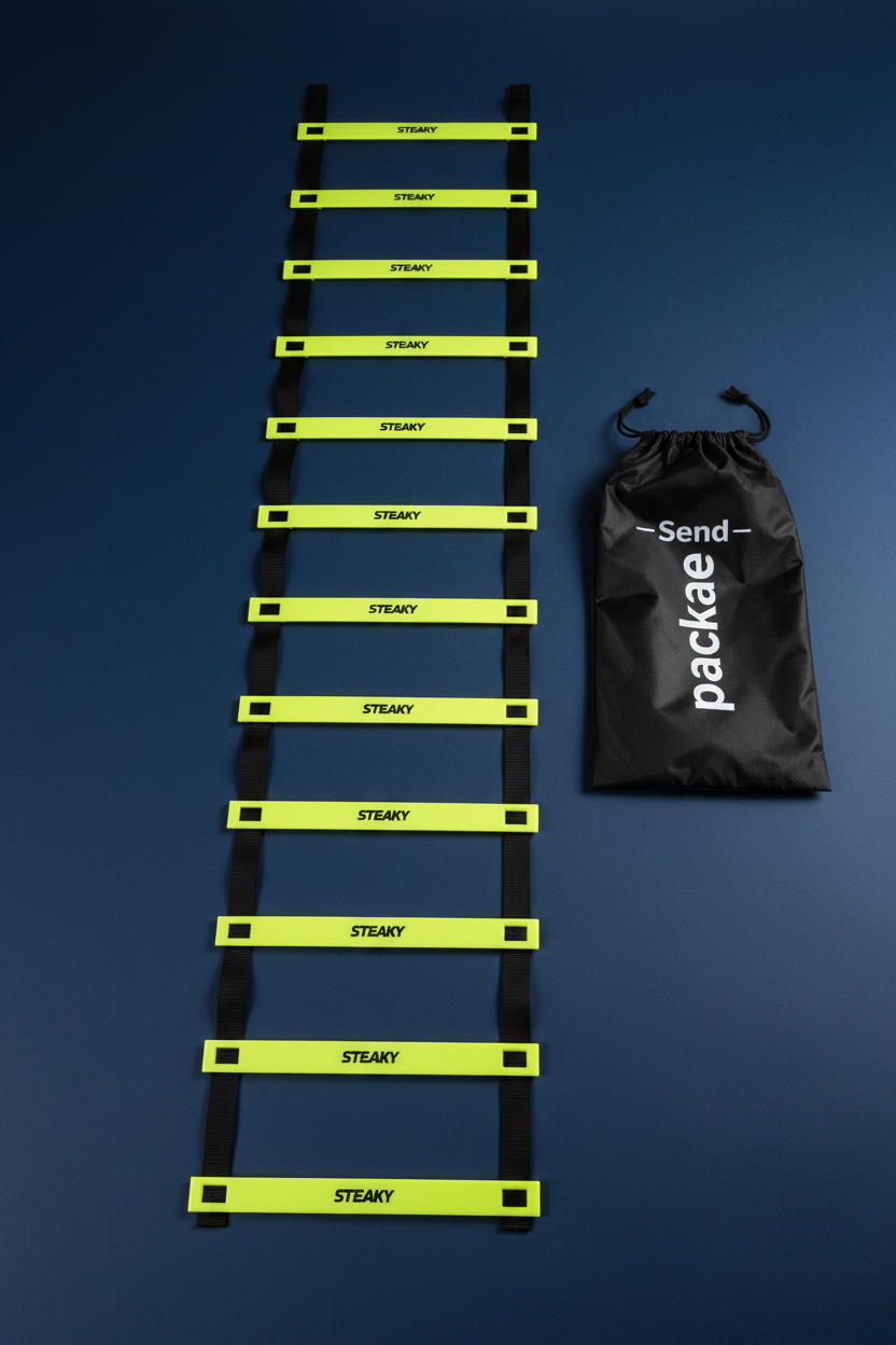 Agility Ladder - Navy Studio Flat Lay