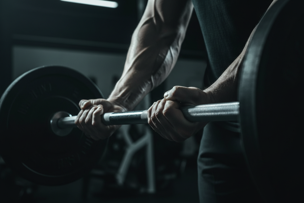 Dark premium fitness editorial