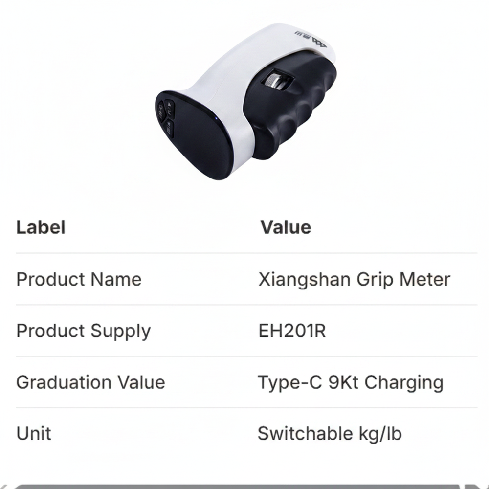 Full spec sheet with product image